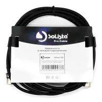 SOLISTA WX003-3M Шнур микрофонный/коммутационный  XLR (M) ⇔ XLR (F), 3 метра, чёрный