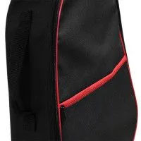 SOLO ЧГ12-2/1R Чехол для акустической гитары, утепленный, 2 ремня, с красной отделкой