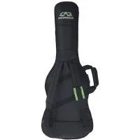 Madarozzo MA-G003-EG/BA чехол для электрогитары утепленный (3 мм), чёрный с зелёной отделкой