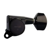 Gotoh SG381-07-B-(L6) Комплект колков (6 в линию), черные, маленькая ручка