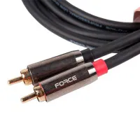 FORCE FLC-14/2 Шнур аудио 2хRCA(male) ⇔ mini-JACK 1/8"(stereo), 2 метра