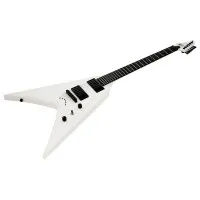 S by Solar VB4.6W Электрогитара с чехлом, форма корпуса V, цвет белый