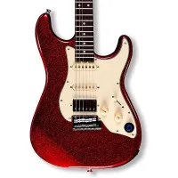 Mooer GTRS S800 Red Электрогитара со встроенным процессором, HSS, палисандр, красная