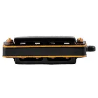 SWAN SW4-BK Губная гармошка мини-брелок на цепочке, цвет чёрный