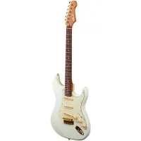 JET JS-380 OW G Электрогитара, Stratocaster, 6 струн, золотая фурнитура, цвет белый