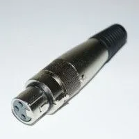 EVERGREEN GCA900/N XLR female 3 pin Разъем прямой кабельный, XLR (female)