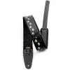 RightOn Straps Mojo Cat Ремень для гитары, текстиль/синтетика, черный, рисунок кошачьи лапки