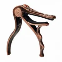 Alice A007H/PB Каподастр для акустической гитары "Череп", фиолетовая бронза