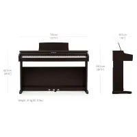 Kawai KDP120 PR Пианино цифровое в комплекте с банкеткой, цвет премиум палисандр