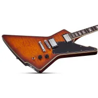 SCHECTER E-1 CUSTOM VSB Электрогитара, Explorer, красное дерево