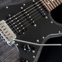 Michael Kelly 1963 OPB Электрогитара Stratocaster, цвет Open Pore Black
