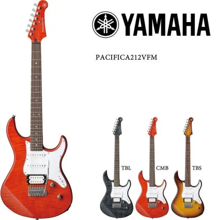 Yamaha Pacifica 212VFM TBS электрогитара, цвет Tobacco Brown Sunburst