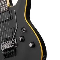 SCHECTER DEMON-6 FR ABSN Электрогитара, 6 струн, цвет состаренный чёрный