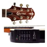 Гитара электроакустическая CRAFTER CT-120/TBK + чехол