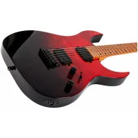 SPIRA S-450 TRD Электрогитара, Superstrat, 6 струн, HH, цвет красный с переходом в черный