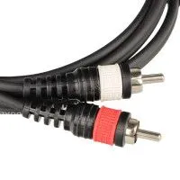 FORCE FLC-10/1,5 Шнур аудио mini-JACK 1/8"(stereo) ⇔ 2хRCA(male), 1.5 метра