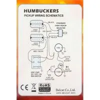 BELCAT BH-20A(CR)Bridge Звукосниматель магнитный, хамбакер, бриджевый, хром