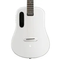 Lava ME Air Carbon Silver Гитара трансакустическая, тонкий корпус, 6 струн, цвет белый, с чехлом