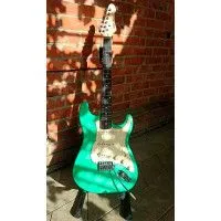 SQOE Sest200MGR Электрогитара, цвет зеленый