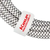 Kirlin IWB-202WEGL 3M WT Шнур гитарный JACK 1/4"(прямой) ⇔ JACK 1/4"(угловой), 3 метра, ч/б клетка
