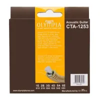 Olympia CTA1253 Набор струн для 6-струнной акустической гитары, размер 12-53
