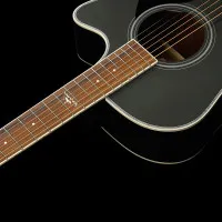 KEPMA A1C Black Matt Гитара акустическая Grand Auditorium, цвет черный матовый