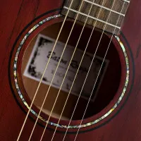 BATON ROUGE X11C/P-SCR Гитара акустическая Parlor, 6 струн, цвет тёмно-малиновый