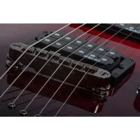 SCHECTER OMEN EXTREME-6 BLOODBURST Электрогитара, 6 струн, 24 лада, цвет черно-красный фэйдберст