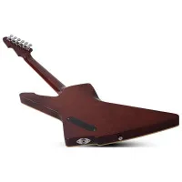 SCHECTER E-1 CUSTOM VSB Электрогитара, Explorer, красное дерево