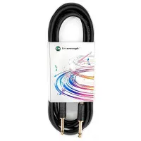 True magic TEJ016/6M Шнур гитарный JACK 1/4"(прямой) ⇔ JACK 1/4"(прямой), 6 метров, черный