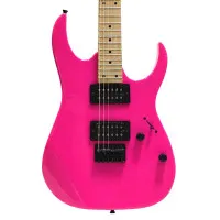 Solista WIZARD HH-SPH Электрогитара, 6 струн, HH, фикс.бридж, цвет ярко-розовый (Shocking Pink)