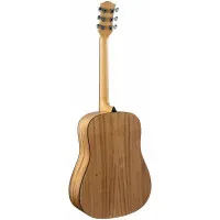 Flight D-175 AC Гитара акустическая Dreadnought, цвет натуральный (акация), матовый лак