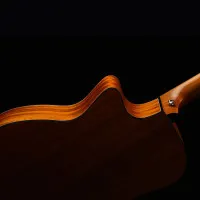 KEPMA EAC Black Гитара акустическая Grand Auditorium, цвет черный глянцевый