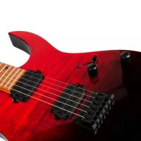 SPIRA S-450 TRD Электрогитара, Superstrat, 6 струн, HH, цвет красный с переходом в черный