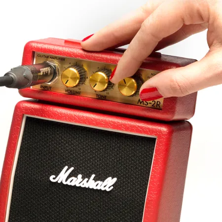 Marshall MS-2R MICRO AMP (RED) Усилитель гитарный транзисторный, микрокомбо, 1 Вт