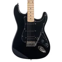 ROCKDALE Stars Plus HSS Maple Black электрогитара, стратокастер, H-S-S, тремоло бридж, цвет черный, 