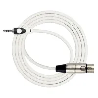 Kirlin LGA-594L 3M WH Шнур коммутационный  XLR (F) ⇔ stereo mini JACK 1/8" (M), 3 метра, белый