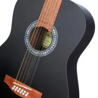 MiLena-Music ML-F3-BK-12Str Гитара акустическая, 12 струн, черная