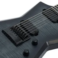 Solar E1.7FBB Электрогитара 7-струнная, цвет черный берст