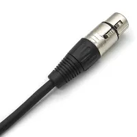 SOLISTA WX003-3M Шнур микрофонный/коммутационный  XLR (M) ⇔ XLR (F), 3 метра, чёрный