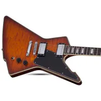SCHECTER E-1 CUSTOM VSB Электрогитара, Explorer, красное дерево