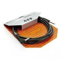 Dunlop DCIX10R Шнур инструментальный JACK 1/4"(прямой) ⇔ JACK 1/4"(угловой), 3 метра, чёрный