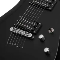 SCHECTER C-7 DELUXE SBK Электрогитара, 7 струн, цвет матовый черный