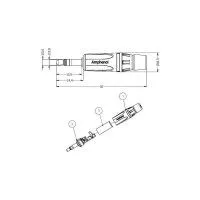 Разъем Amphenol KS3PB-AU