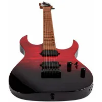 SPIRA S-450 TRD Электрогитара, Superstrat, 6 струн, HH, цвет красный с переходом в черный