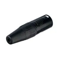 Rean RC3M-BAG Разъем XLR (male) кабельный, 3-PIN, чёрный