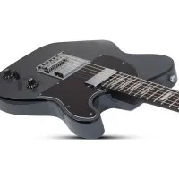 SCHECTER PT EX DORIAN GRAY Электрогитара баритон, 6 струн, цвет Dorian Gray