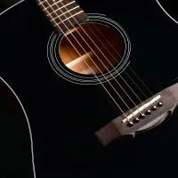 KEPMA EDCE K10 Black Matt Гитара трансакустическая Dreadnought, цвет черный матовый