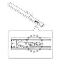 Kawai F-351W Блок из 3-х педалей для цифрового пианино ES120W, цвет белый