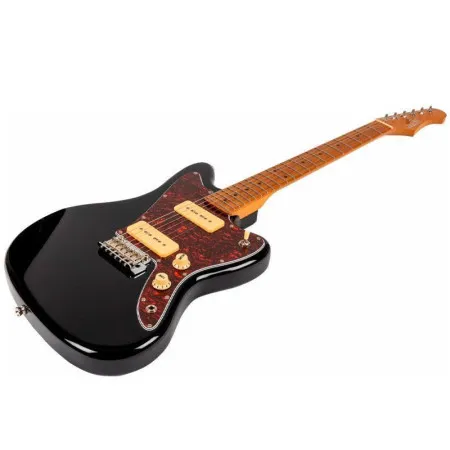 JET JJ-300 P90 BK Электрогитара, Jaguar, 6 струн, SS, цвет черный